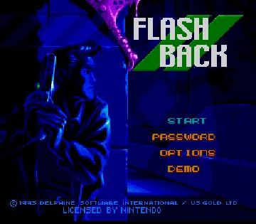 Flashback (Japan) screen shot title